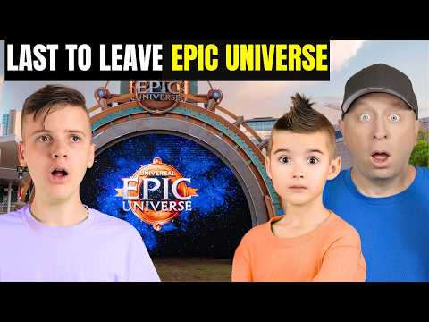 Last to Leave the Epic Universe Hotel (Universal Studios Orlando)