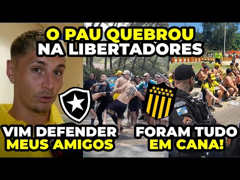 ⚽️ O PAU QUEBROU ANTES DE BOTAFOGO X PEÑAROL NA LIBERTADORES, MUITOS TORCEDORES SÃO PRESOS