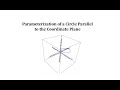 Parameterization of Circles in Space