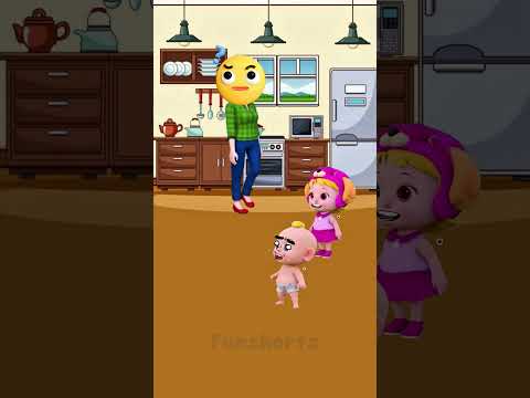 Sarah and Alex think there is a ghost in their house😂 #cartoon #funny #comedy #shorts
