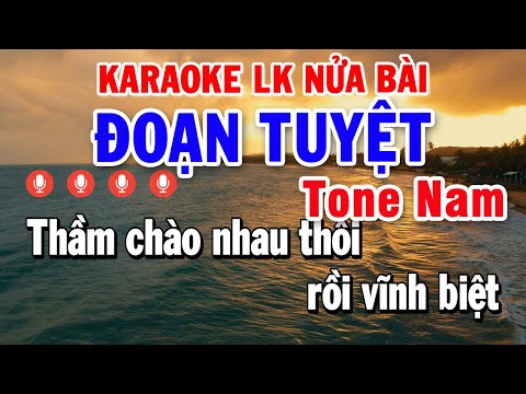 Karaoke Nhạc Sống Nửa Bài Tone Nam | Liên khúc Bolero Nhạc Trữ Tình Ai Cũng Hát Được