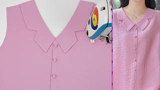 Very Easy V Collar Neck Cutting AndStitching | Sewing Tricks and Tips for Beginners