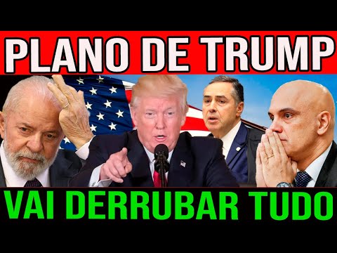 EXPLODIU! VAZOU PLANO DE TRUMP PARA DERRUBAR O SISTEMA! JORNALISTA REVELA QUEM CAI! LULA DESESPERADO