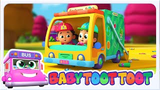 Ruote Sulla Canzone Del Camion Della Spazzatura | Video Di Veicoli Per Bambini In Italiano