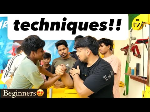 ARM WRESTLING ￼TECHNIQUES FOR Beginners 😍💪 || TIPS & TRICKS || by SACHIN GOYAL