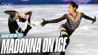 Zhang Ruiyang Skates to Madonna's Frozen ❄️🎶 | Milano Cortina 2026