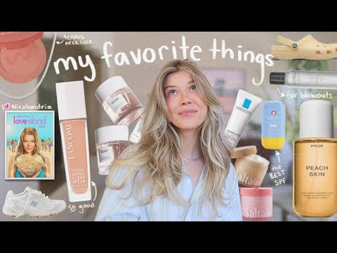 my current favorites (skincare, makeup, shoes...love island 🏝️ etc.) | spring/summer 2025