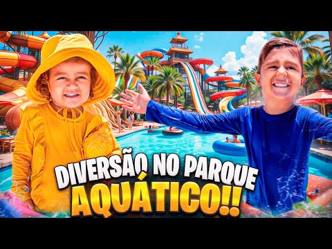 BRINCAMOS NO MAIOR PARQUE AQUÁTICO INFLÁVEL DO RIO DE JANEIRO