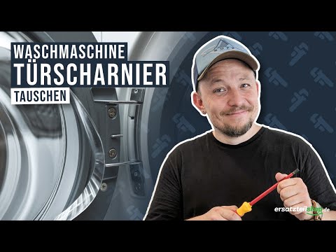 Türscharnier Waschmaschine wechseln - so geht es!