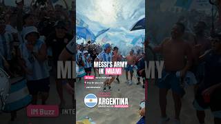 MESSI's ARGENTINA Army Takes Over MIAMI BEACH 🇦🇷 Little Argentina!