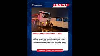 Sakarya da zincirleme kaza! #sondakika #gündem #sıcakhaber #keşfet #fyp