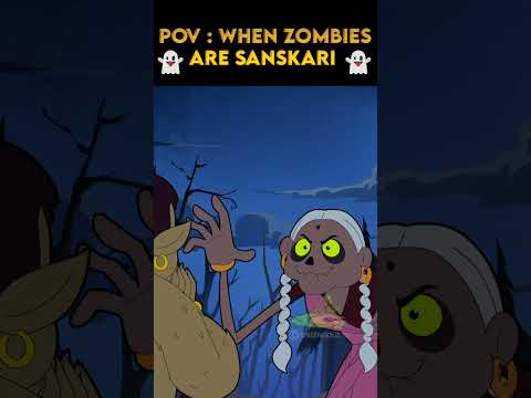 When Zombies are Sanskari! 👻👻 #Kalia #shorts