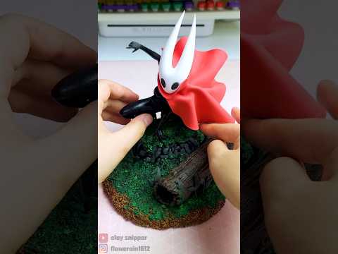Hollow Knight: Silksong  [ hornet ] diorama clay figures!\(`•ω•´)/*҉   #silksong #hornet