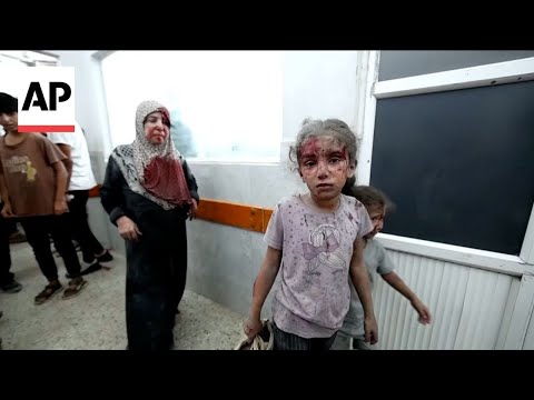 YouTube video thumbnail: 'There are not Enough Beds' for Patients at Gaza Hospital, Physician Says