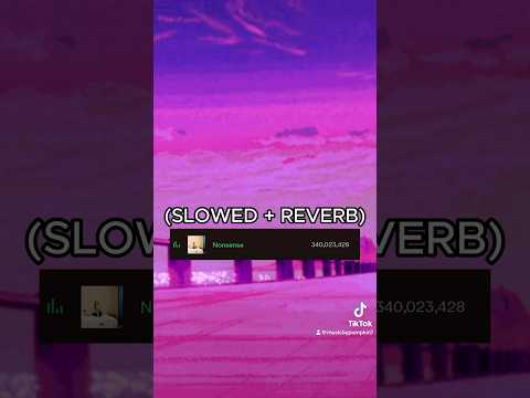 Sabrina Carpenter-Nonsense Sped Up Vs (Slowed And Reverb) #sabrinacarpenter #nonsense #spedup