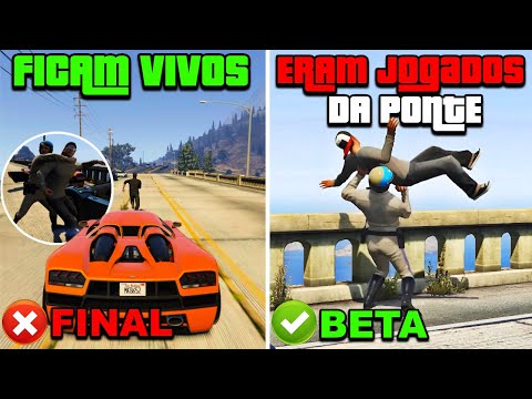 AS MISSÕES BETA DO GTA 5 ERAM BEM MAIS BRUTAIS!