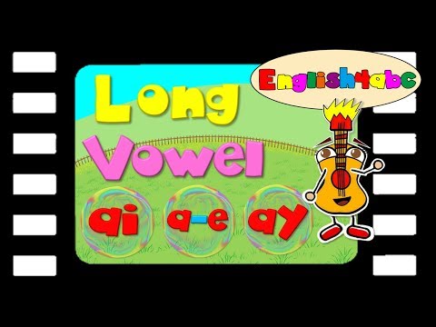 Long Vowel Letter ai/a-e/ay - English4abc - Phonics song - YouTube