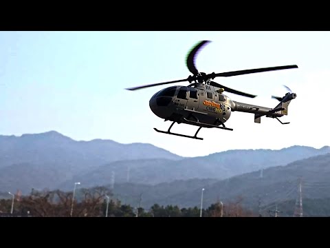 RC Helicopter 4CH BO105 Armed Military Aircraft Unboxing & Fly #stirlingkit