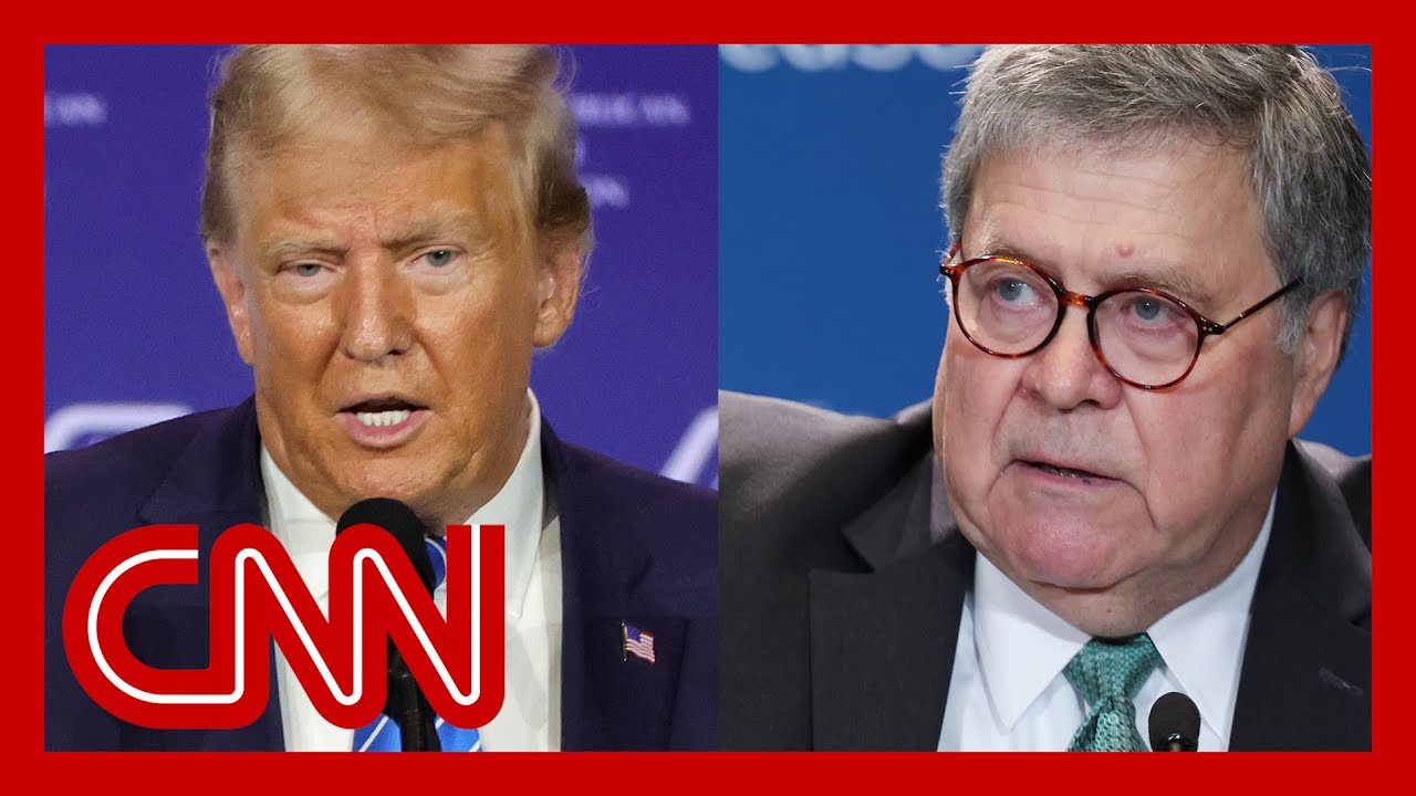 Trump attacks Bill Barr in social media post