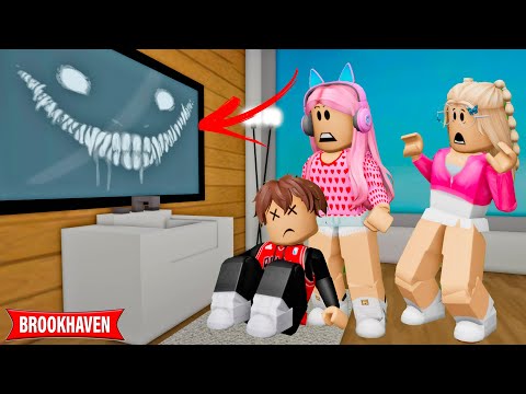 O MONSTRO DO ESPELHO APARECEU DE VERDADE NO BROOKHAVEN! Historinha Brookhaven ROBLOX