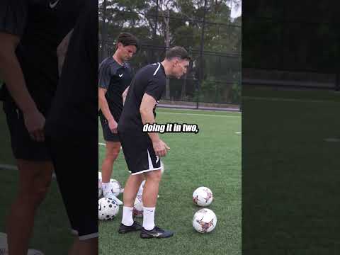 Fixing this technique. Watch the results ✅ #soccercoach #footballcoach #soccertraining #7mlc #joner