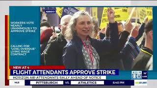Flight Attendants Approve Strike