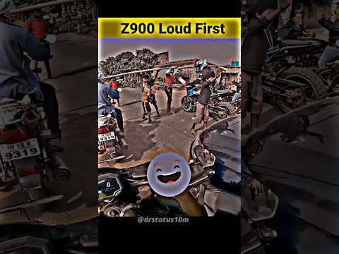 Z900 Loud  First  Public? Reactiong Kawasaki z900 Top Loud sound #shortskawasaki ninjakawasakiz900