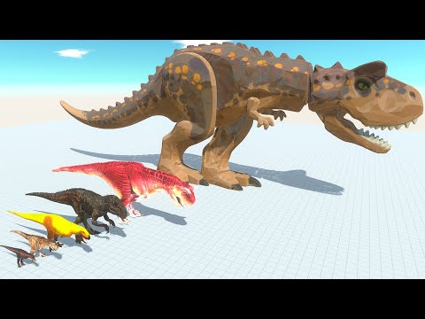 Be Careful, Don't Defeat Lego Carnotaurus of Evolution - Dinosaur Fighting