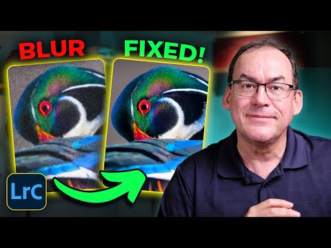 Go from soft images to tack sharp IN LIGHTROOM Classic and ADOBE CAMERA RAW