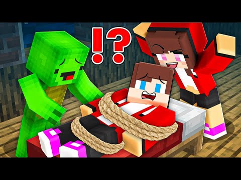 JJ are TRAPPED by Evil JJ's Sister Girl and Mikey in Minecraft Challenge - Maizen JJ and Mikey