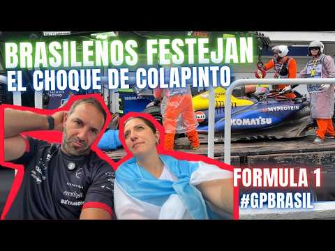 Así vivimos la LOCURA por COLAPINTO en el GP de BRASIL