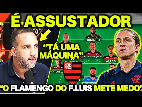 😱 É ASSUSTADOR! O FLAMENGO do FILIPE LUÍS METE MEDO ! TÁ UMA MÁQUINA ! BOTOU O TITE no BOLSO 🔥