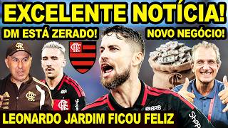 EXCELENTE NOTÍCIA NO FLAMENGO! LEONARDO JARDIM FICOU FELIZ! MENGÃO ANUNCIOU UM NOVO NEGÓCIO! E+