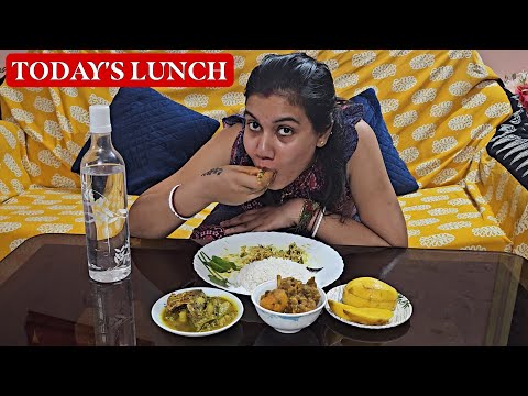 Today's Lunch Chicken Kosha & Rice | My Favorite Bengali Thali