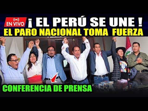 ¡ÚLTIMO MINUTO!🚨 CONFERENCIA DE PRENSA RATIFICAN PARO NACIONAL DEL 13 AL 15 NOVIEMBRE