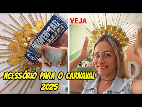 TENDÊNCIA 2025 / TIARA PARA O CARNAVAL