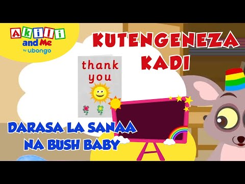 Darasa la sanaa na Bush Baby | Kutengeneza kadi