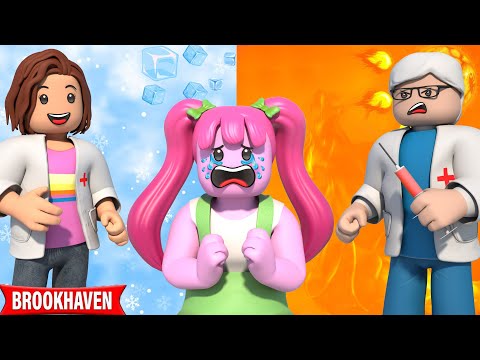 ROBLOX Brookhaven 🏡RP - FUNNY MOMENTS: Creepy Lab - HOT vs COLD Doctor | Roblox Matrix