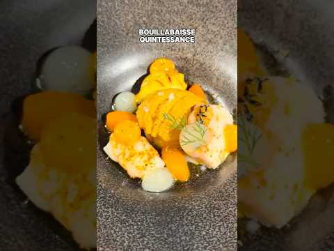 Tiny Bouillabaisse Quintessance at Michelin Star La Bastide