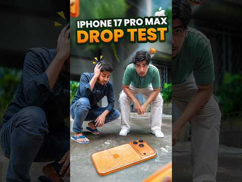 বাংলাদেশের প্রথম অত্যাচারিত iPhone 17 Pro Max #salmanmuktadir #atc #durability #droptest