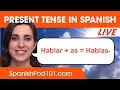 Conjugating Present Tense Verbs in Spanish