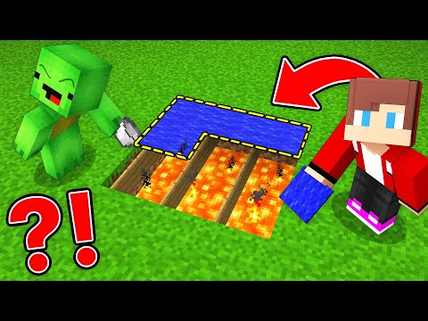 JJ Use Fake Blocks To Prank Mikey in Minecraft (Maizen)