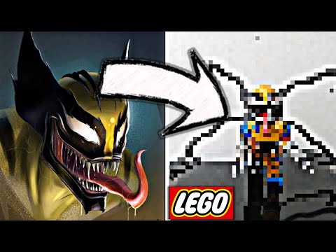 como hacer a wolverine & Deadpool/ WOLVERINE VENOMIZADO Lego