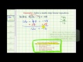 Solving Linear Equations and Verification
