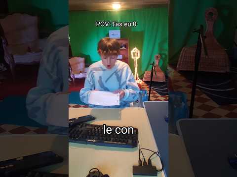 POV: t'as eu 0 #virale #shorts #pourtoi #pov #humour #0
