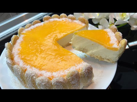 Se hai 🍊 fai questa Deliziosa torta senza FORNO 🤩 Ricetta facile e veloce