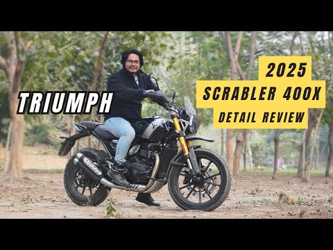 2025 Triumph Scrambler 400x Detail Ride Review, On-road Price, and Specification