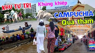 Lớn hết hồn khu tự trị Campuchia cách Việt Nam con sông - Ế thảm chợ lớn nhất biên giới