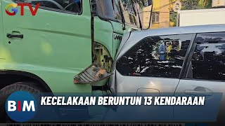 [FULL] Kecelakaan Beruntun 13 Kendaraan | BIM | 25/07