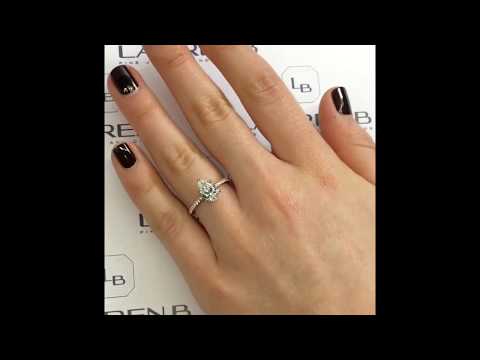 1.5 ct Pear Shape Diamond Two-Tone Signature Wrap Ring